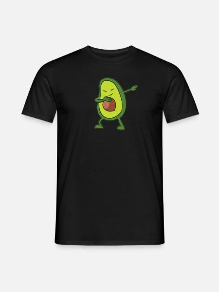 Avocado - Dab, dabbing, dancing - Men's T-Shirt - black