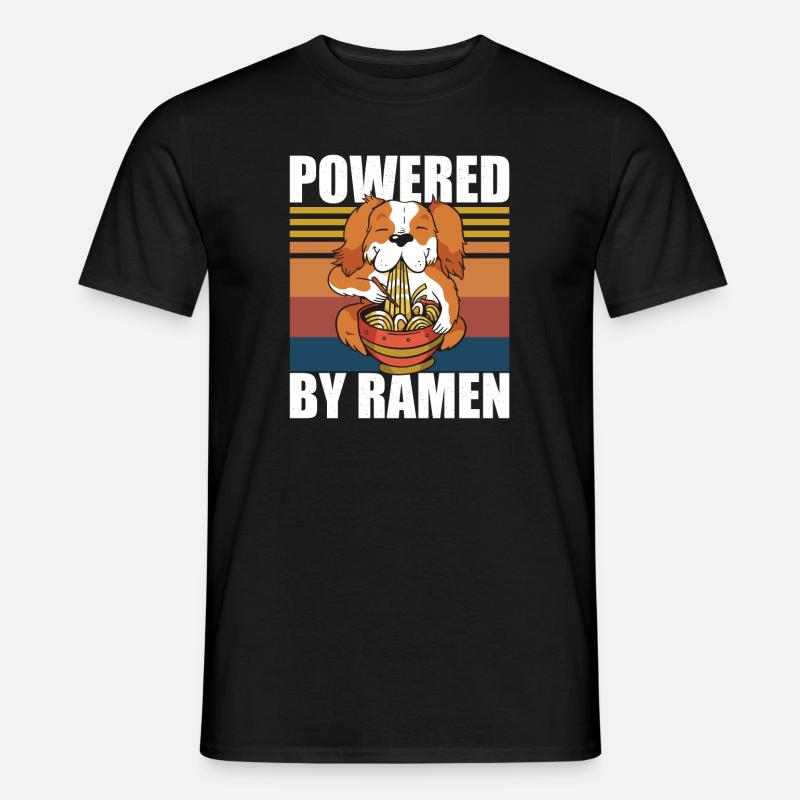 Propulsé par Ramen - T-shirt homme - noir