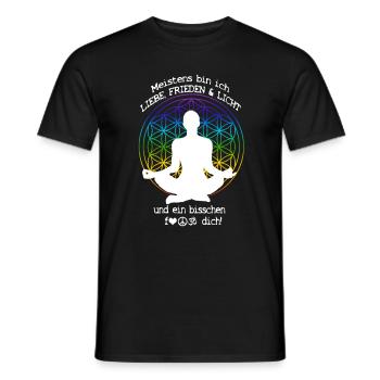Mostly I'm peace - Mostly I am peace - Men's T-Shirt - black - Front - AI Model Male 178 light (178cm)