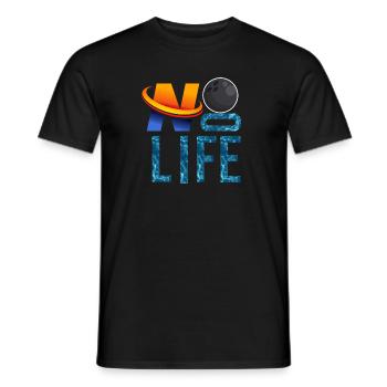 NO BOWLING NO LIFE - Men's T-Shirt - black - Front - AI Model Male 178 light (178cm)