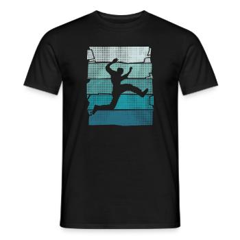 Parkour Freerunner Parkourläufer Freerunning - Männer T-Shirt - Schwarz - Vorne - AI Model Male 178 light (178cm)