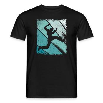 Parkourläufer Freerunner Parkour Freerunning - Männer T-Shirt - Schwarz - Vorne - AI Model Male 178 light (178cm)