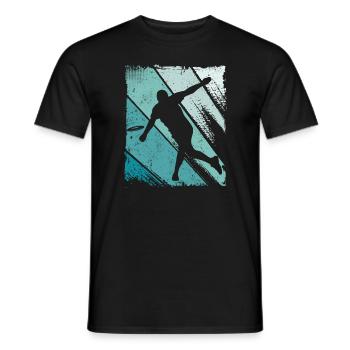 Discgolf Discgolfer Design Sport Disc Golf - Männer T-Shirt - Schwarz - Vorne - AI Model Male 178 light (178cm)