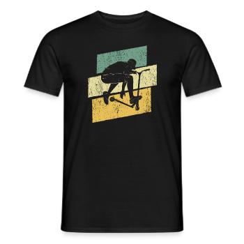 Scooter Tricks Electric Scooter Stunt Scooter - Men's T-Shirt - black - Front - AI Model Male 178 light (178cm)