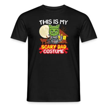C’est mon costume de père effrayant drôle Halloween - T-shirt homme - noir - Devant - AI Model Male 178 light (178cm)