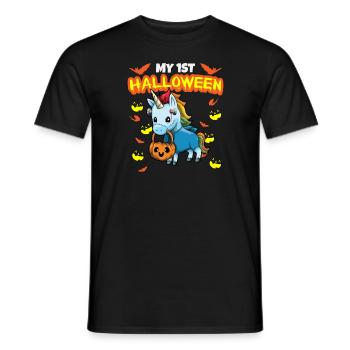 My First Halloween Scary Hallow's Eve Birthday - Männer T-Shirt - Schwarz - Vorne - AI Model Male 178 light (178cm)