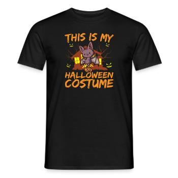 Animal effrayant et effrayant C’est mon costume d’Halloween - T-shirt homme - noir - Devant - AI Model Male 178 light (178cm)