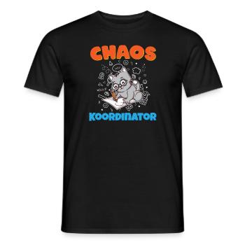 Chaos Koordinator Erzieher Kindergarten Erzieherin - Männer T-Shirt - Schwarz - Vorne - AI Model Male 178 light (178cm)