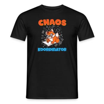 Chaos Koordinator Erzieher Kindergarten Erzieherin - Männer T-Shirt - Schwarz - Vorne - AI Model Male 178 light (178cm)