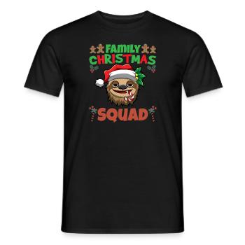 Family Matching Christmas Squad X-Mas Holidays - Männer T-Shirt - Schwarz - Vorne - AI Model Male 178 light (178cm)