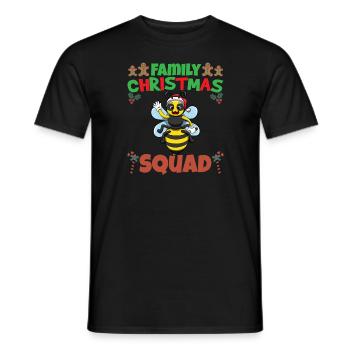 Family Matching Christmas Squad X-Mas Holidays - Männer T-Shirt - Schwarz - Vorne - AI Model Male 178 light (178cm)