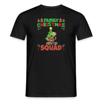 Family Matching Christmas Squad X-Mas Holidays - Männer T-Shirt - Schwarz - Vorne - AI Model Male 178 light (178cm)
