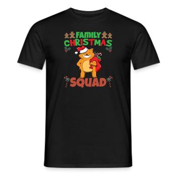 Family Matching Christmas Squad X-Mas Holidays - Männer T-Shirt - Schwarz - Vorne - AI Model Male 178 light (178cm)