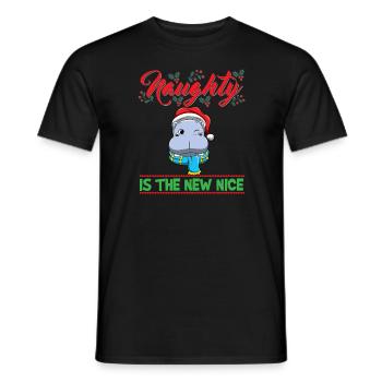 Coquin est le nouveau Noël de Noël Nice - T-shirt homme - noir - Devant - AI Model Male 178 light (178cm)