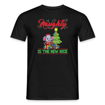 Coquin est le nouveau Noël de Noël Nice - T-shirt homme - noir - Devant - AI Model Male 178 light (178cm)