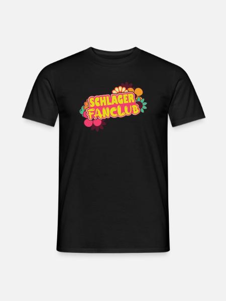 Schlager Fanclub Schlagermusik Schlagerparty - Männer T-Shirt - Schwarz