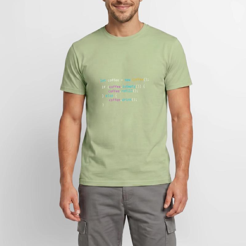 Coffee coding | Gift for Geeks T-shirt homme