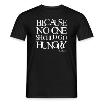 Graphique de la communauté alimentaire - T-shirt homme - noir - Devant - AI Model Male 178 light (178cm)