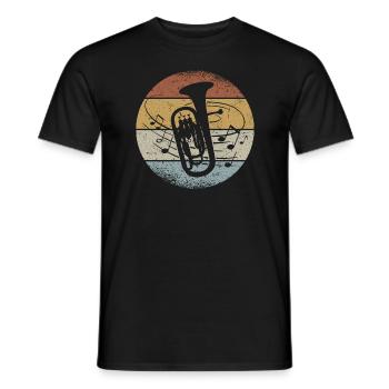 Orchestre Cor Musiciens Euphonium Musique à Vent - T-shirt homme - noir - Devant - AI Model Male 178 light (178cm)