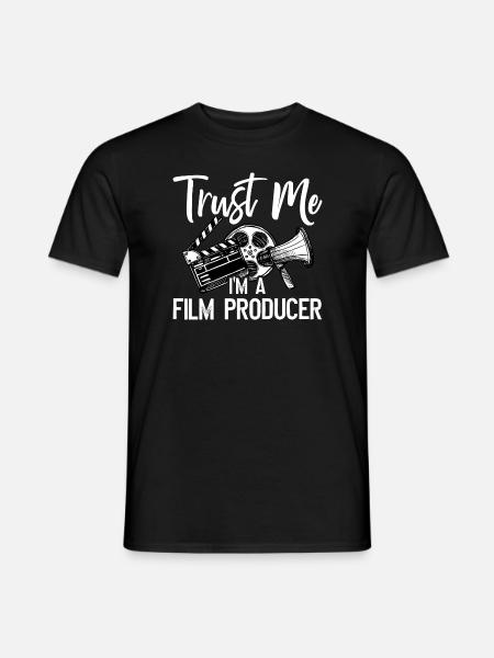 Cadeau de cinéaste de réalisateur de film - T-shirt homme - noir
