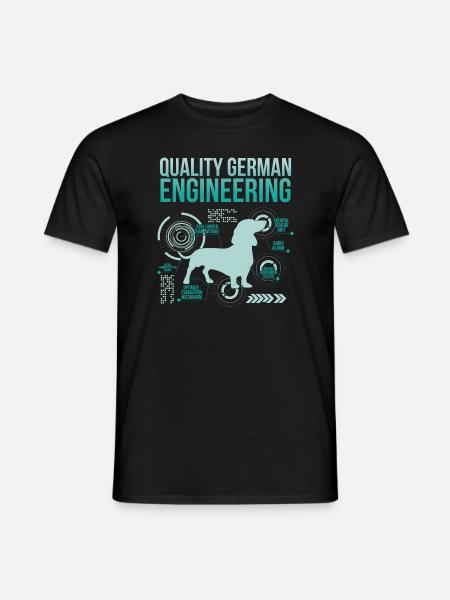 Lustiger Wiener-Hund Witz Sarkastischer Dackel - Männer T-Shirt - Schwarz