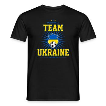 Ukraine - Männer T-Shirt - Schwarz - Vorne - AI Model Male 178 light (178cm)