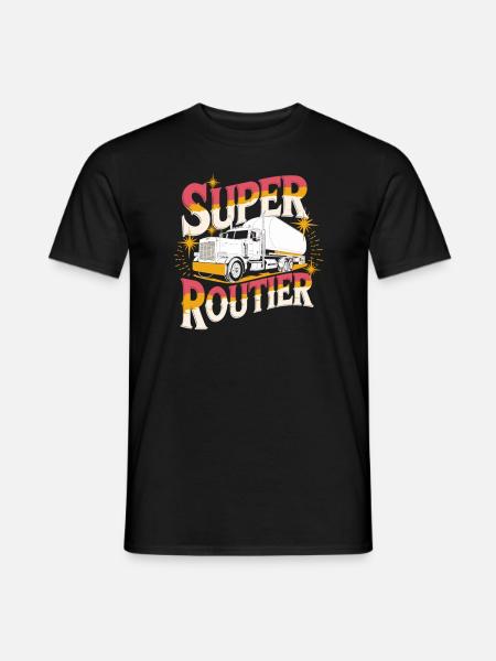 Super routier - T-shirt homme - noir