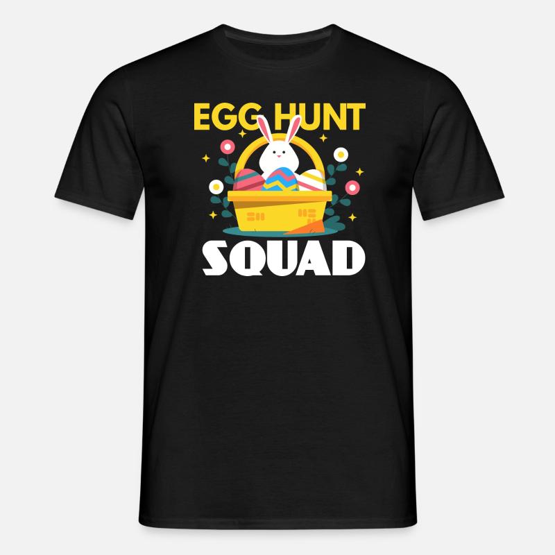 Egg Hunt Squad Easter Egg - Men's T-Shirt - black