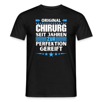 Surgeon Matured to Perfection - Men's T-Shirt - black - Front - AI Model Male 178 light (178cm)