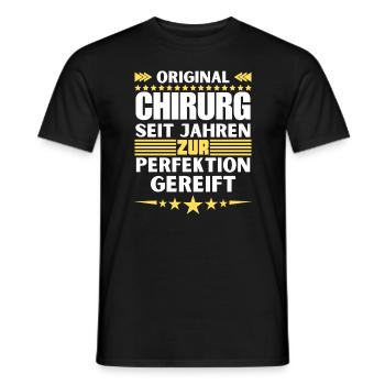 Surgeon Matured to Perfection - Men's T-Shirt - black - Front - AI Model Male 178 light (178cm)