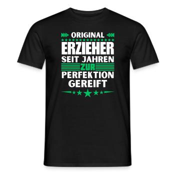 Les éducateurs ont mûri jusqu’à la perfection - T-shirt homme - noir - Devant - AI Model Male 178 light (178cm)