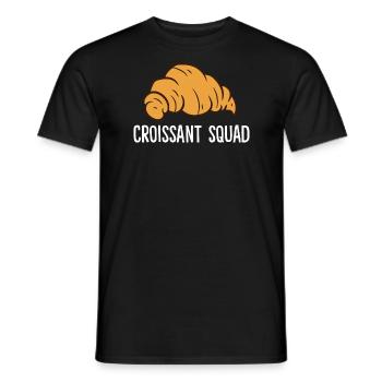 Croissant - Croissant Squad - T-shirt homme - noir - Devant - AI Model Male 178 light (178cm)