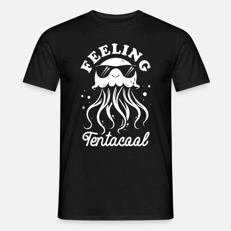 Feeling Tentacool - Méduse avec des tentacules - T-shirt homme - noir