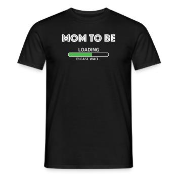 Chargement maman | Bébé à bord, Enfant, Fête - T-shirt homme - noir - Devant - AI Model Male 178 light (178cm)