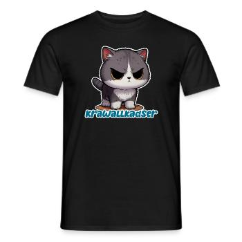 Krawallkadser! Harmlos, witzig, mit Lächelgaratie - Männer T-Shirt - Schwarz - Vorne - AI Model Male 178 light (178cm)