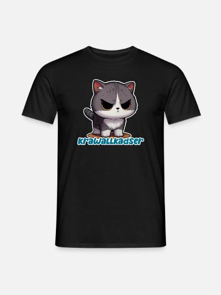 Krawallkadser! Harmlos, witzig, mit Lächelgaratie - Männer T-Shirt - Schwarz