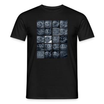 Visages fumeurs - T-shirt homme - noir - Devant - AI Model Male 178 light (178cm)