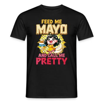 Mayonnaise - Männer T-Shirt - Schwarz - Vorne - AI Model Male 178 light (178cm)