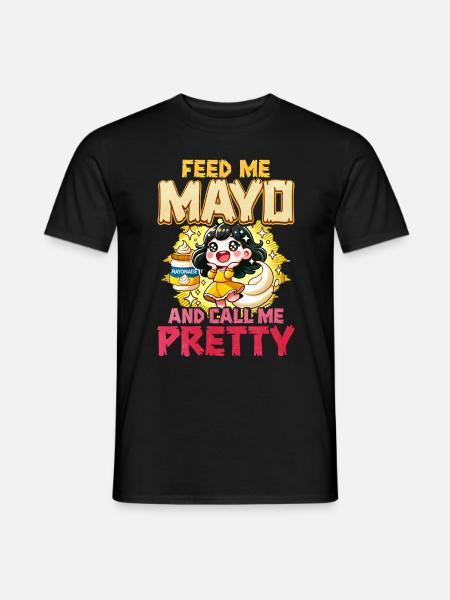 Mayonnaise - Männer T-Shirt - Schwarz