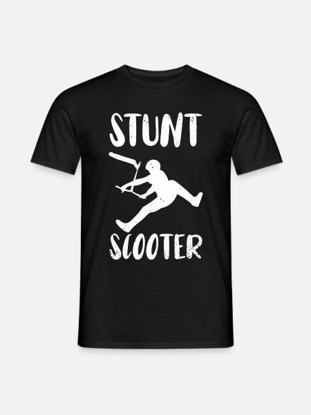 Stuntscooter Scooter Pedal Scooter - Men's T-Shirt - black