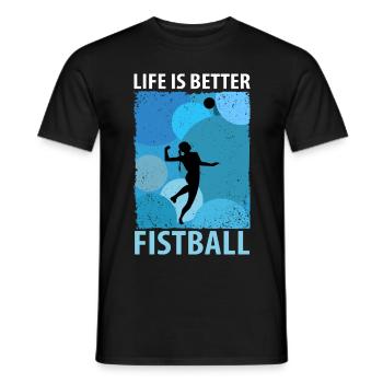 Fistball Fistball Joueurs Fistball Joueurs - T-shirt homme - noir - Devant - AI Model Male 178 light (178cm)