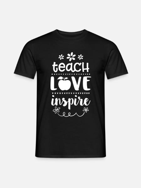Teach Love Inspire - Men's T-Shirt - black