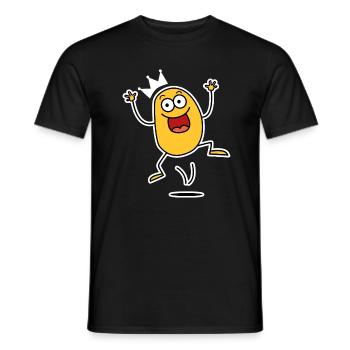j ai la patate - T-shirt homme - noir - Devant - AI Model Male 178 light (178cm)