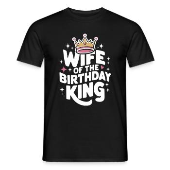 Woman Wife Partner Family Married - Men's T-Shirt - black - Front - AI Model Male 178 light (178cm)
