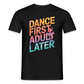 Tanzen Tänzer Tanzen - Männer T-Shirt - Schwarz - Vorne - AI Model Male 178 light (178cm)