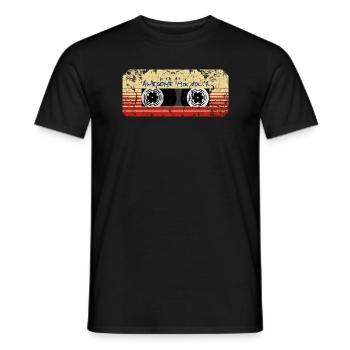 Mix Tape Awesome Vol.1 - T-shirt homme - noir - Devant - AI Model Male 178 light (178cm)