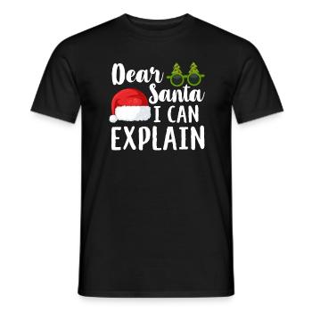 Joyeux Noël Noël Noël - T-shirt homme - noir - Devant - AI Model Male 178 light (178cm)