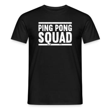 Ping Pong Table Tennis Ping-Pong - Men's T-Shirt - black - Front - AI Model Male 178 light (178cm)