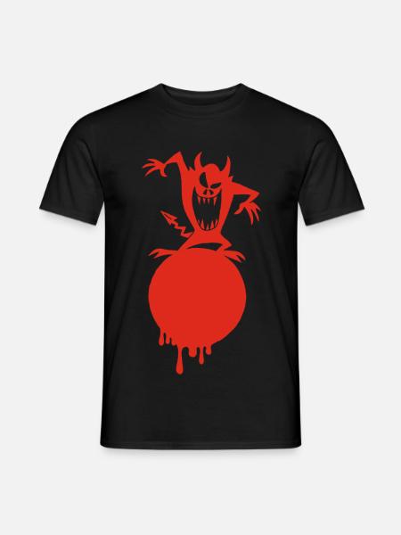 Il mostro sul pianeta rosso - T-shirt uomo - nero