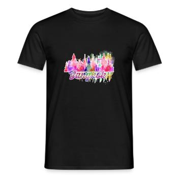 Bangkok j - T-shirt homme - noir - Devant - AI Model Male 178 light (178cm)